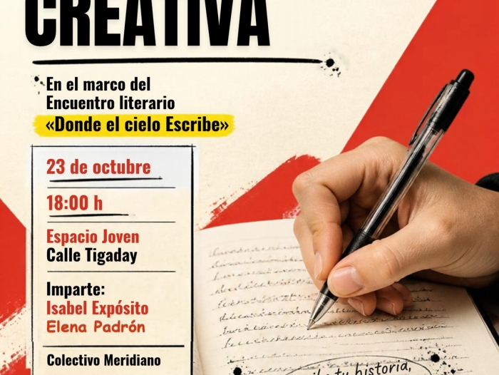 La Frontera impulsa la escritura creativa entre los jóvenes con un taller en el marco del encuentro literario «Donde el cielo Escribe»